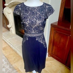 Antonio Melani Floral Lace Dress